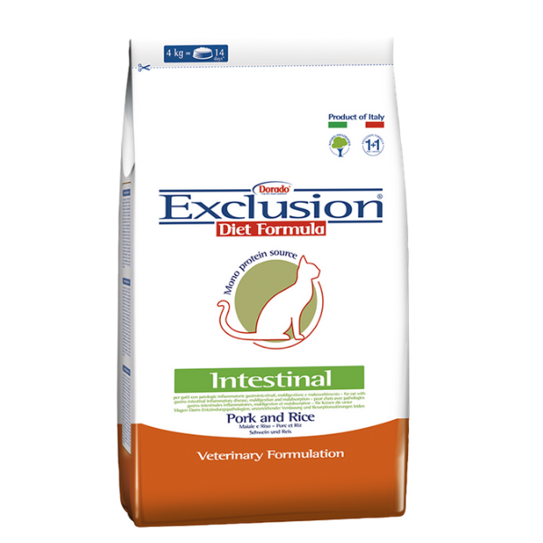 Exclusion Diet Intestinal Cat Maiale e Riso - 2 kg