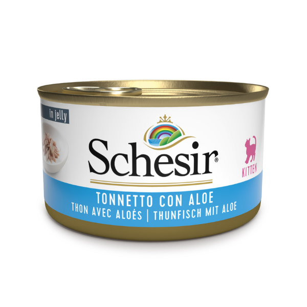 Schesir Cat in Gelatina Kitten 85 gr - Tonno con Aloe