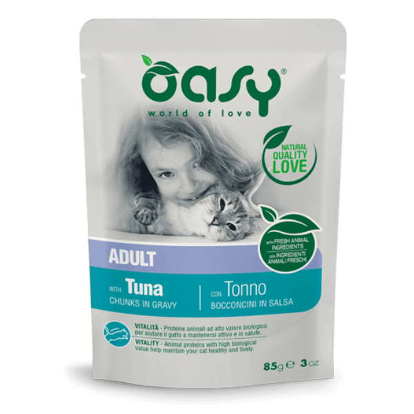 Oasy Cat Adult Bocconcini in salsa 85 gr