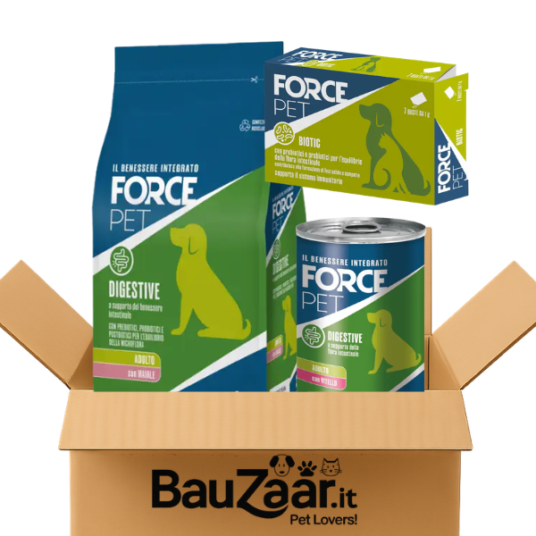 Bundle convenienza: Forcepet Dog Digestive Mix Feeding