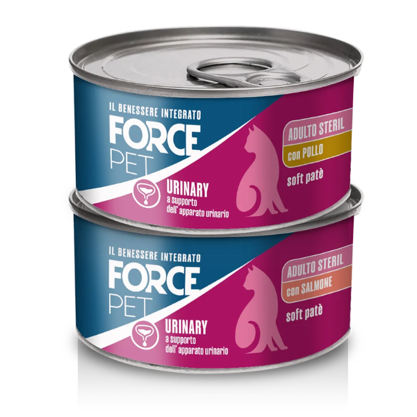 Forcepet Cat Adult Sterilised Urinary supporto urinario Soft patè 85 gr