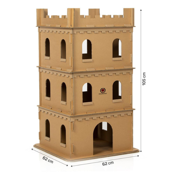 castello in cartone catcastle canadiancat immagine5