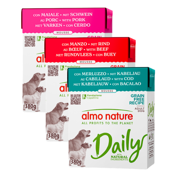 Almo Nature Daily Natural Grain Free Dog Adult 380 gr