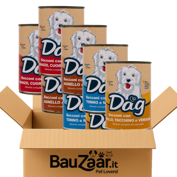 Bundle convenienza: Dag All breeds Bocconi 10x415 gr