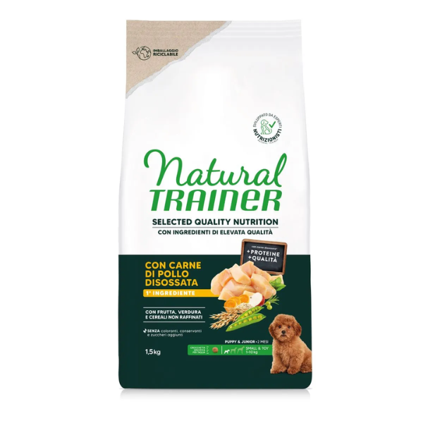 Natural Trainer Selected Quality Puppy Mini con Pollo