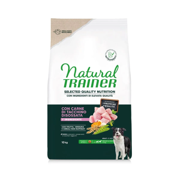Natural Trainer Selected Quality Adult Medium e Maxi con Tacchino
