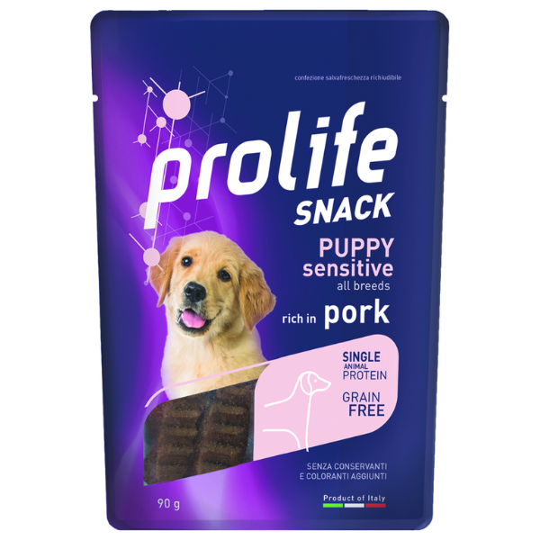 prolife snack dog puppy sensitive grain free 90 gr immagine2