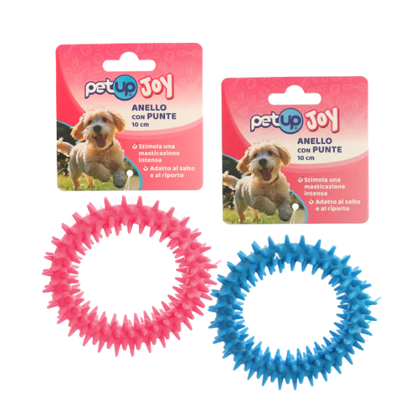 PetUp Joy gioco per cani Anello in TPR con punte