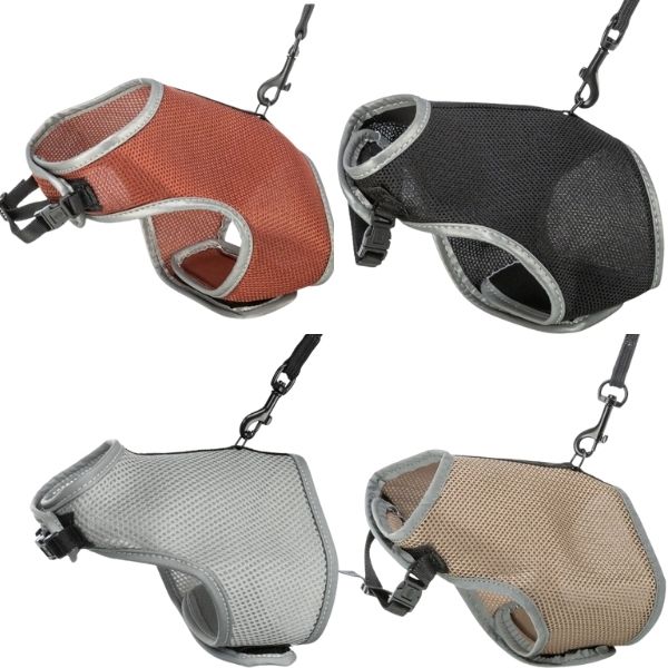 Parure per gatti pettorina + guinzaglio trasprirante Trixie