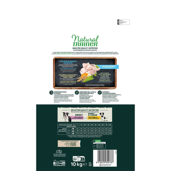 natural trainer selected quality adult medium e maxi con pesce bianco immagine3