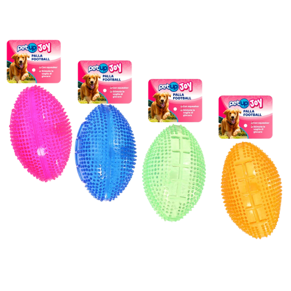 PetUp Joy gioco per cani Palla Football in TPR