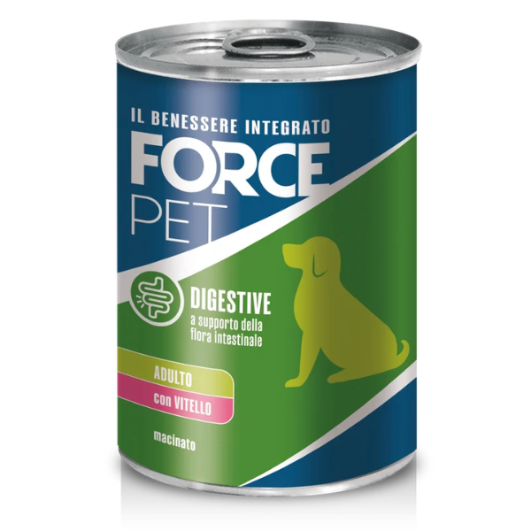 Forcepet Dog Adult Digestive supporto flora intestinale Macinato 400 gr