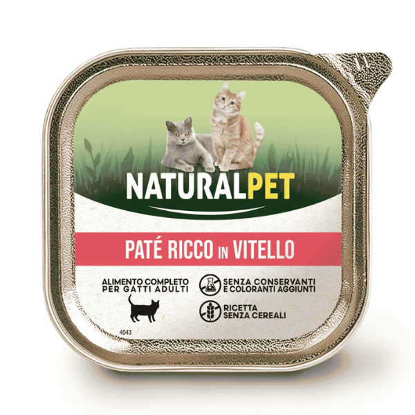 NaturalPet Cat Adult Patè Grain Free 100 gr