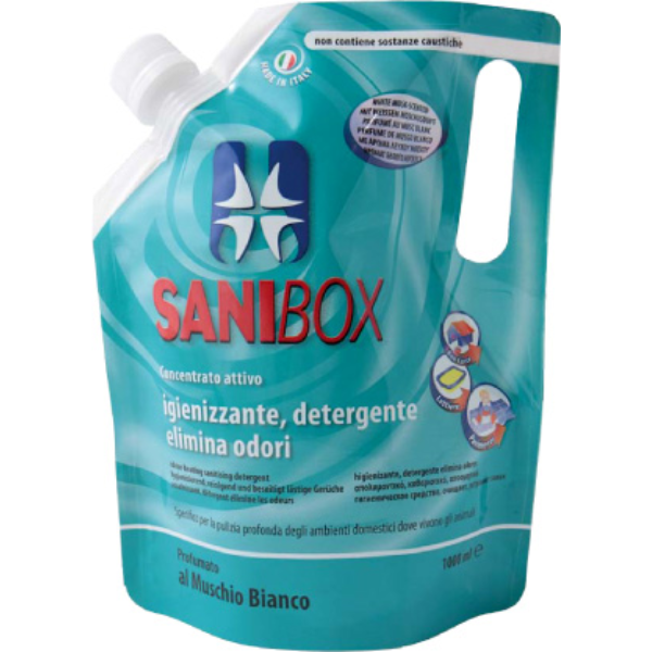Detergente igienizzante per pavimento Pet Friendly 1 litro Sanibox