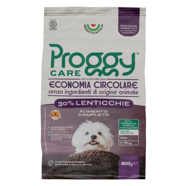 Proggy Care Dog Adult Mini 100% vegetale a base di Lenticchie