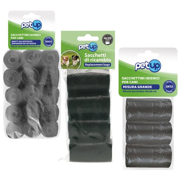 Sacchetti igienici per cani Bustine resistenti per deiezioni canine PetUp