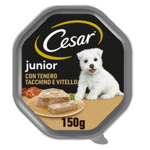 Cesar Junior Patè vaschetta 150 gr