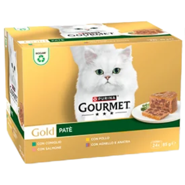 purina gourmet gold patè umido gatto multipack 24x85g immagine3