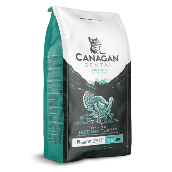 Canagan for Cats Adult Grain Free Dental Tacchino