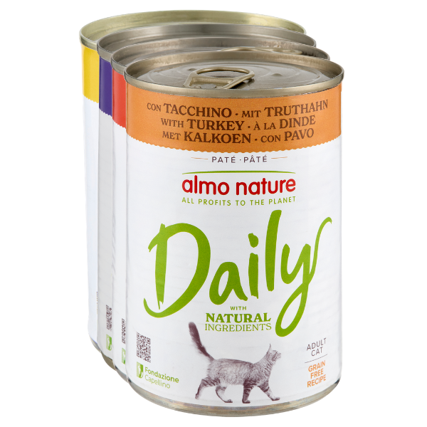 Almo Nature Daily Ingredienti naturali Cat 400 gr