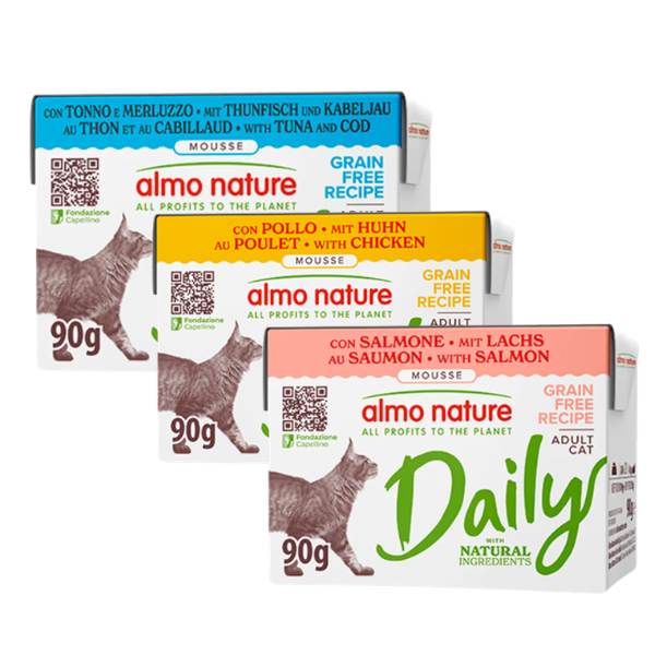 Almo Nature Daily Natural Grain Free Cat Adult 90 gr