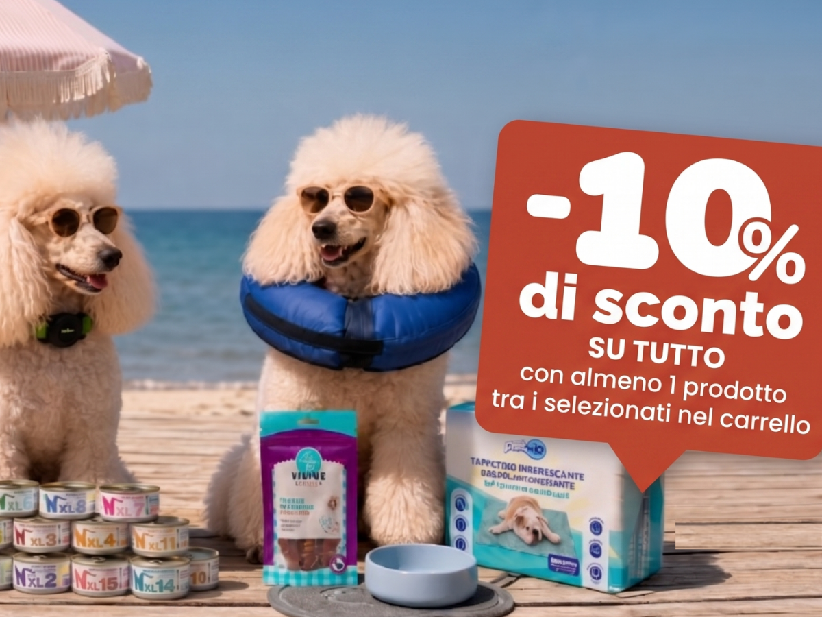 10% di sconto sull'intero ordine acquistando almeno1  prodotto tra quelli selezionati. Scade alle 23:59 del 31/07