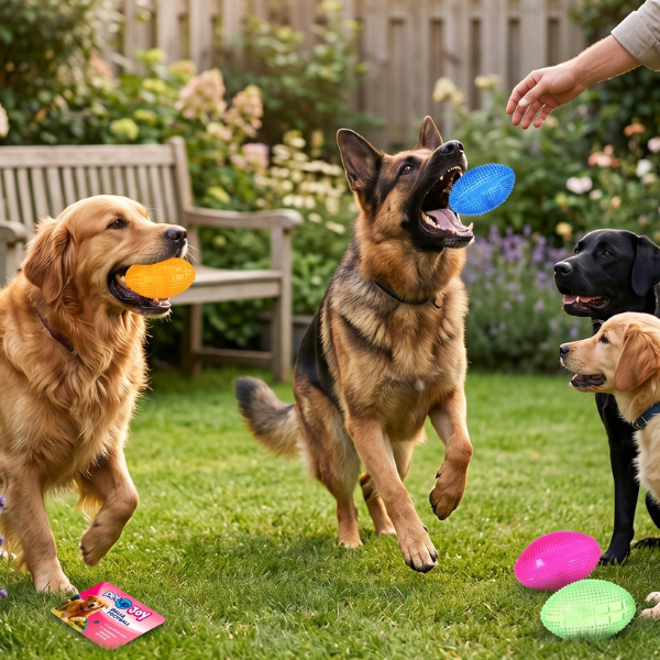 PetUp Joy gioco per cani Palla Football in TPR