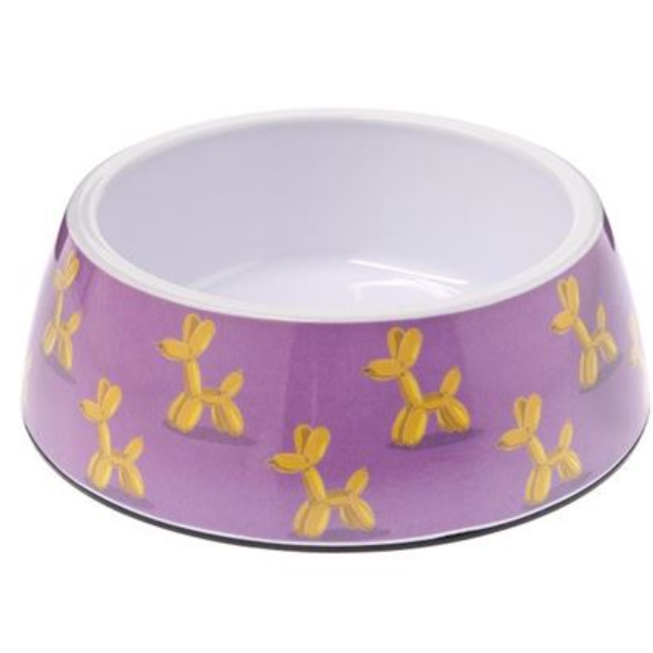 Ciotola in melamina con base antiscivolo Baloon Dog Summer Ferribiella