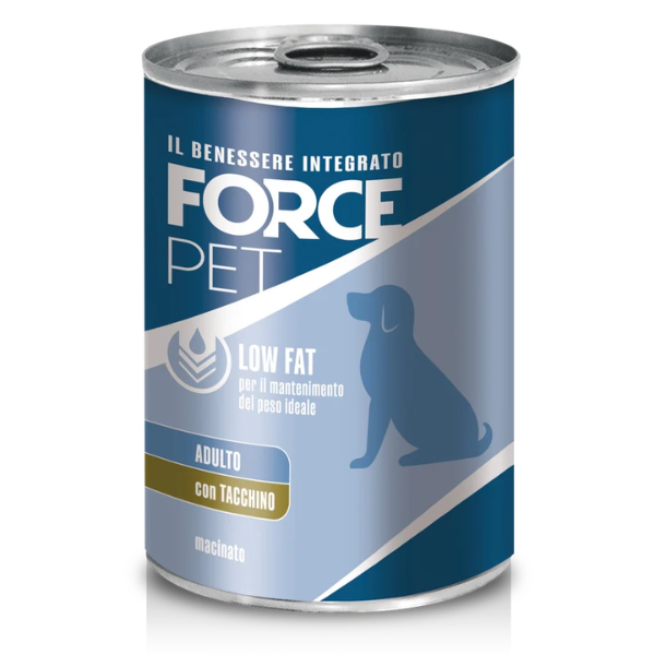 Forcepet Dog Adult Low Fat gestione del peso Macinato 400 gr