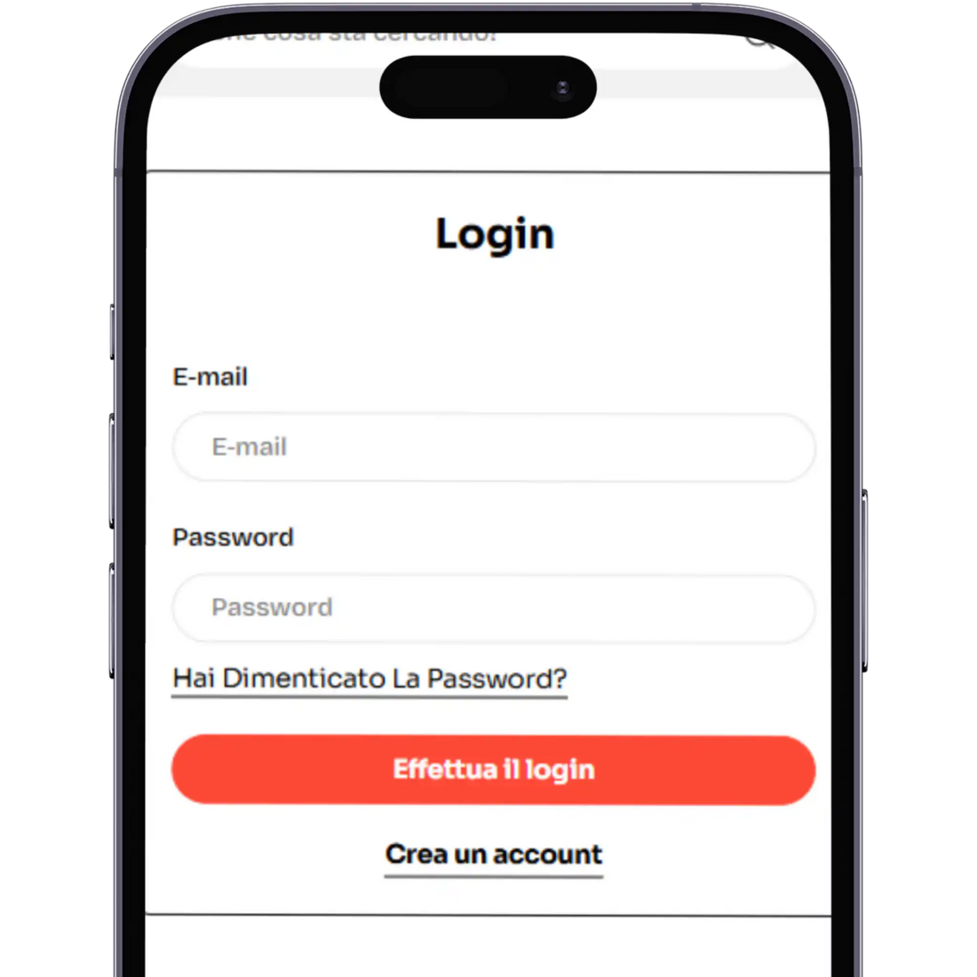 Effettua Log-in