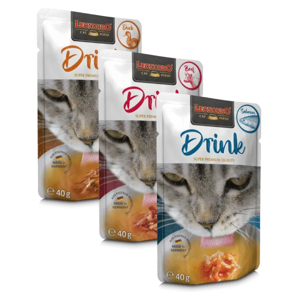 Leonardo Cat food Adult Drinks in brodo 40 gr