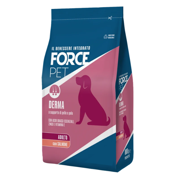 Forcepet Dog Adult Derma supporto di pelle e pelo Salmone
