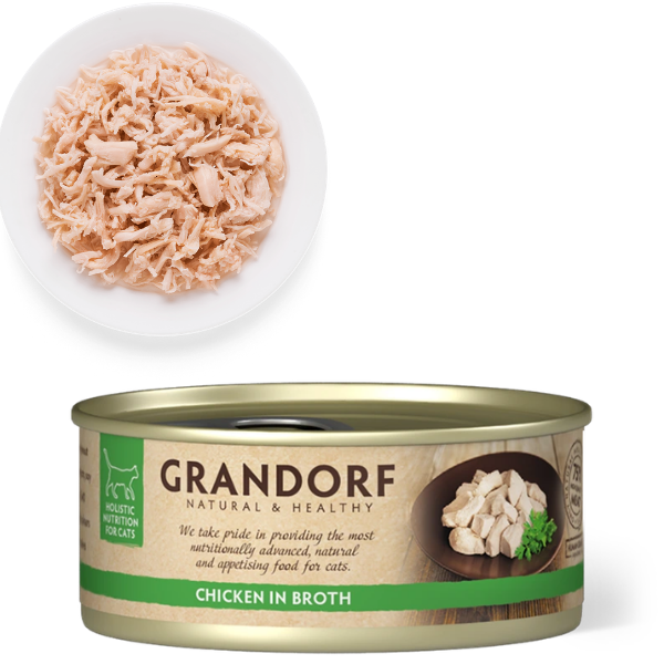 Grandorf Cat Adult Grain Free Filetti in brodo 70 gr