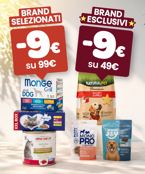 9€ di sconto su 99€ di spesa con il codice WE55 su tutto. 9€ di sconto su 49€ di spesa in prodotti esclusivi con il codice ESC55. scade il 09 agosto alle 23:59