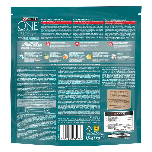 Purina One Cat Sterilised Bifensis ricco di Salmone