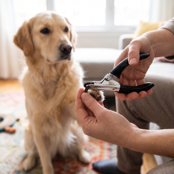 Tagliaunghie a ghigliottina professionale per cani e gatti Ferribiella