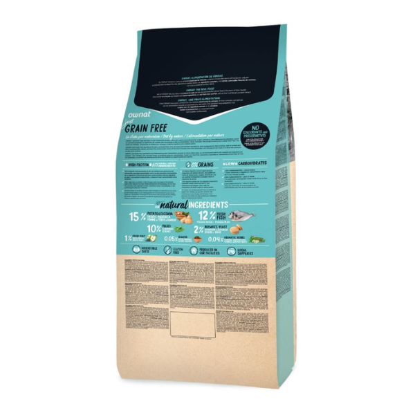 ownat just grain free cat sterilised con pesce fresco immagine3