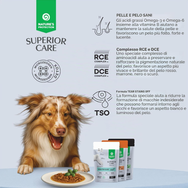 Nature’s Protection Superior Care White Coat Dog Adult All Breeds Filetti in gelatina 85 gr