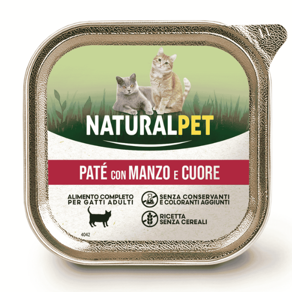NaturalPet Cat Adult Patè Grain Free 100 gr