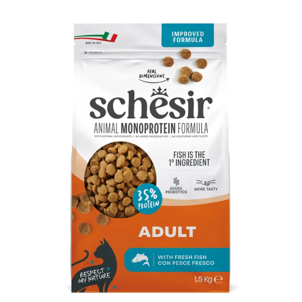 Schesir Animal Monoprotein formula Cat Adult con Pesce fresco