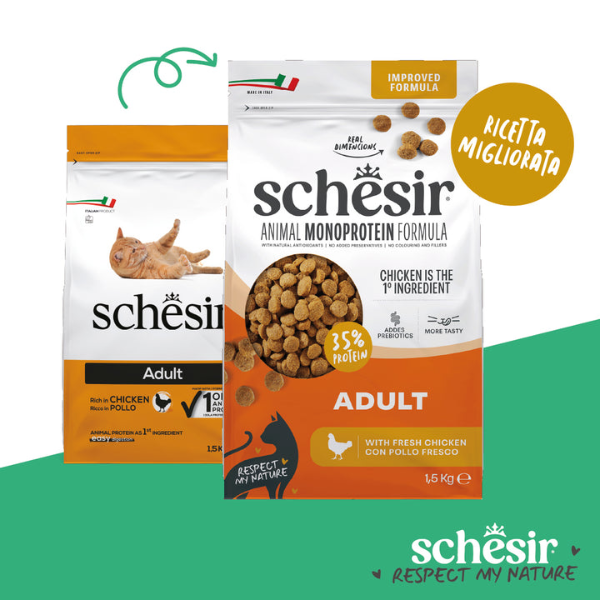 Schesir Animal Monoprotein formula Cat Adult con Pollo fresco