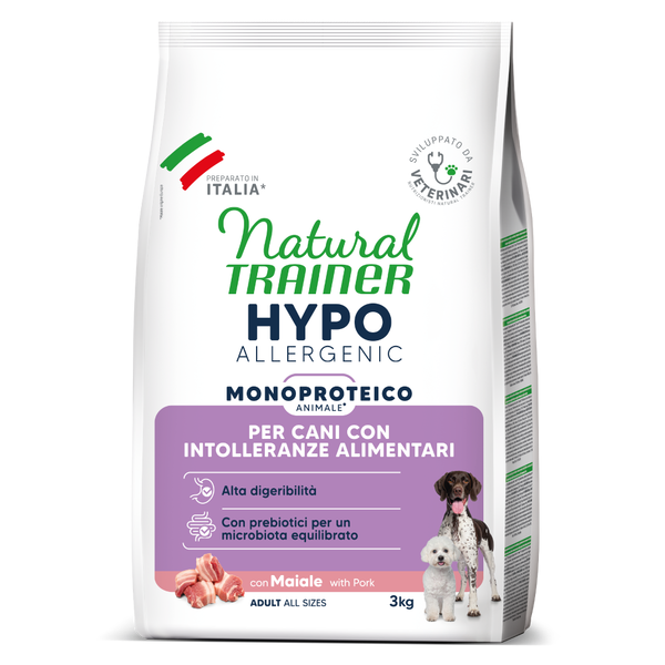 Natural Trainer Hypo Diet Monoproteico All Breeds Adult Dog con Maiale