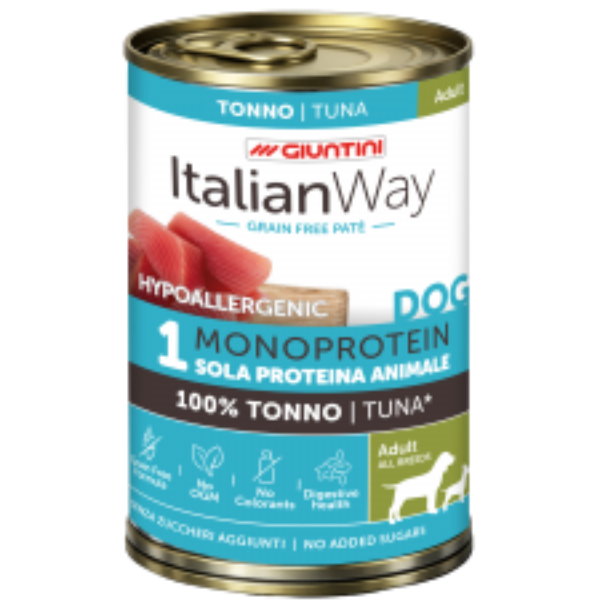 Italianway Patè Hypoallergenic Monoprotein Dog Adult 400 gr