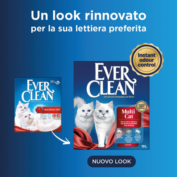 Ever Clean Multiple Cat lettiera agglomerante
