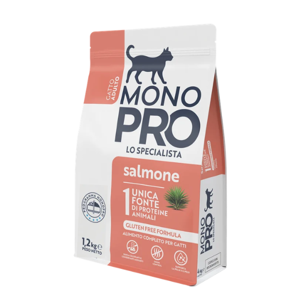 Monopro lo specialista Cat Adult Grain Free Salmone