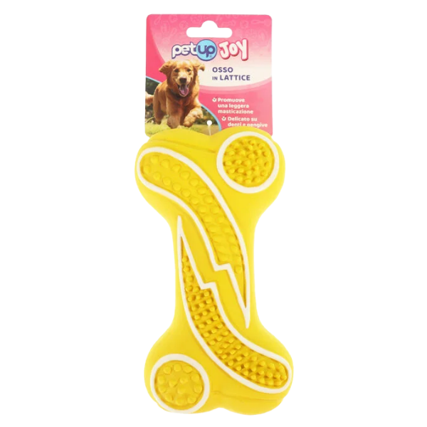 PetUp Joy gioco per cani Osso in lattice per la masticazione