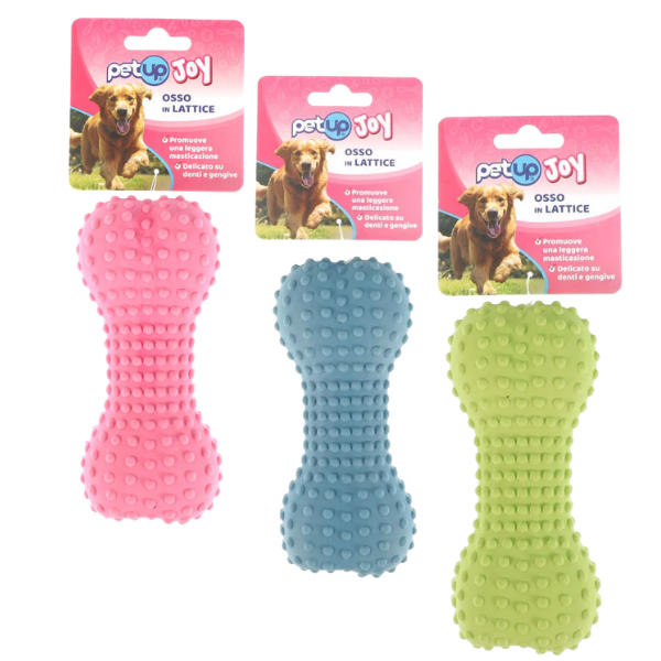 PetUp Joy gioco per cani Osso in lattice per la masticazione
