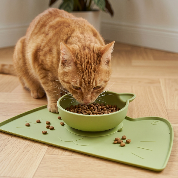 Tappetino sottociotola in silicone Gatto Amorcromia Ferribiella