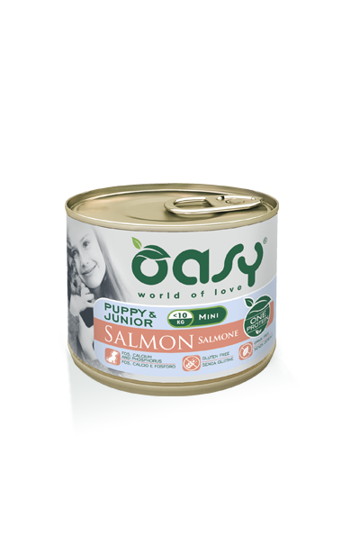 Oasy Monoproteico Adult Mini 200 gr - PUPPY Salmone