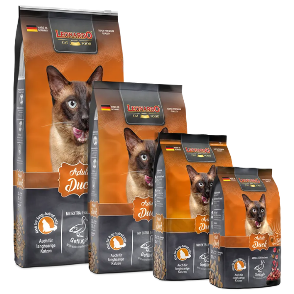 Leonardo Cat food Adult Duck ricco di Anatra